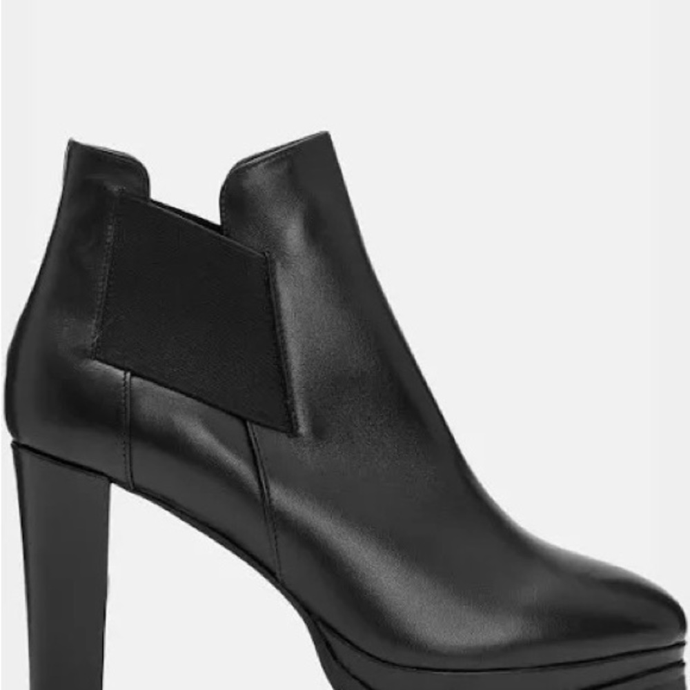 ALLSAINTS Black Sarris Calf Boot